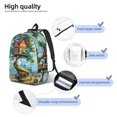 Backpack For School, Whimsical Treehouse Painting School Backpack For
