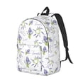 thumbnail image 2 of Yiaed Lavender Flowers Print Backpack, Premium Laptop Backpack, Travel Backpack for Women, Lightweight Backpacks, Comfortable Back Pack-Small, 2 of 5