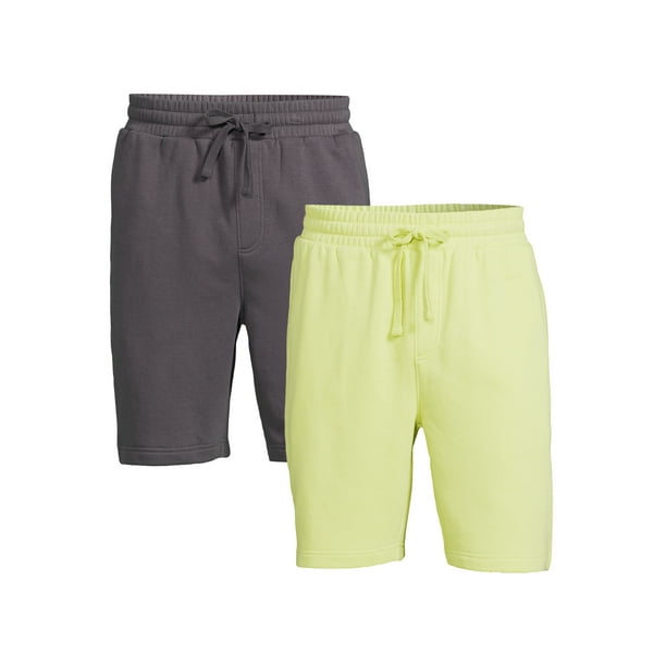 No Boundaries Men's Jogger Shorts, 2Pack