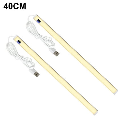 

SunHLX 2Pcs LED Night Light High Brightness 35LED 40cm CRI 80+ Motion Sensor Lamp for Cabinet