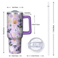 thumbnail image 2 of 40oz Halloween Tumbler with Handle, Witch & Cauldron | Print | Halloween Gifts for Men & Women | with Lids and Straws | Stainless Steel Insulated | Travel Mug, 2 of 5