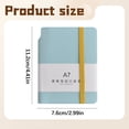 thumbnail image 4 of DUOYOU Hardcover Executive Notebook Pocket Size Notebook With Pen Holder Mini Journal Portable Strap Notebook For Business Work Travel Writing, 4 of 6