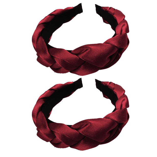 Diademas para mujer Diademas trenzadas de terciopelo Diademas de moda Accesorios para el cabello entrecruzados