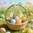 thumbnail image 4 of BAOPAI Easter Themed Ribbon with Egg and Bunny Checkered Patterns for Gift Wrapping Spring Holiday Decorations DIY Crafts Bows and Wreaths, 4 of 6