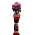 thumbnail image 5 of USA Majek Golf 4 5 6 7 8 9 Hybrid Set Headcovers Pom Pom Knit Limited Edition Vintage Classic Traditional Flag Stars Red White Blue Stripes Retro Head Cover 4-9 Set, 5 of 10