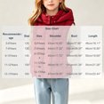 thumbnail image 3 of LOINRODI Girls Puffer Vest, Hooded Quilted Sleeveless Snap Button Warm Padded Outerwear for Cold Weather Red Size 12-13, 3 of 9