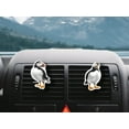thumbnail image 6 of WIRESTER Car Air Freshener Fragrance Vent Clip Interior Decoration for Cars with Lemon Scented Pad - Atlantic Puffin Bird (S1), 6 of 7