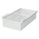 thumbnail image 2 of Cesta de malla portátil de metal para colgar en el armario, con cajón extraíble, contenedor decorativo S Blanco, 2 of 9