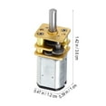 thumbnail image 3 of 3V-6V DC Short Shaft Torque Gear Box Motor, 3 of 8