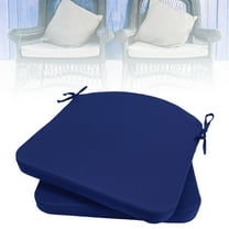 koolsoo Chair Cushion Garden Seat Pad with Ties Floor Pouf Mat Soft Multipurpose Seating Pillow Floor Cushion for Living Room Sofa , Blue