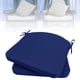 thumbnail image 1 of Almohadilla de jardín de cojín de silla de banco con corbatas almohada de almohada de piso de tatami para hogar , Azul, 1 of 8