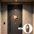 thumbnail image 5 of Halloween Acrylic Door Hanger with Bell and Chain, Spooky Porch Decor for Front Door, Festive Fall Hanging Ornament 1 Pack, 5 of 8