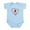 Sky Blue, variant on CafePress - Interlocking Carabiners Infant Bodysuit - Baby Light Bodysuit, Size Newborn - 24 Months