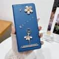 thumbnail image 4 of Leather For Google Pixel 10a Case 【RFID Blocking】Ballet Girl Flip Wallet Leather Case With Card Holder Magnetic Closure  Phone Cases Cover,Blue,For Pixel 10a, 4 of 8