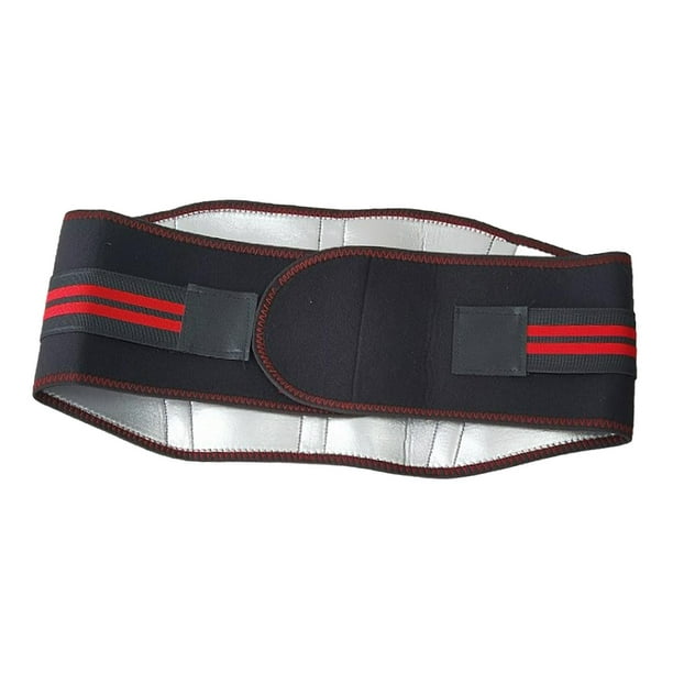 Faja moldeadora de cintura abdominal para mujer, quemador de grasa en la espalda baja, corsé deportivo para fitness Rojo Plata S