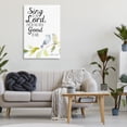 thumbnail image 3 of Stupell Industries Traditional Sing To The Lord Canvas Art, 20 x 30, by Lanie Loreth, 3 of 8
