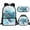 Sea Turtle Watercolor Blue, variant on Jeiento Sea Turtle Backpack Set for Girls Elementary Middle School Backpack with Lunch Box Pencil Case 3Pcs Kids Bookbags for 5th Grade Boys Watercolor Book Bag Back to School Gifts Blue