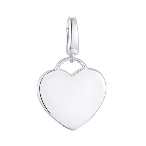Brilliance Fine Jewelry Heart Charm in Sterling Silver