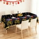 thumbnail image 5 of Mantel de Plástico para Fiesta de Nochevieja, Color Negro, Blanco y Dorado, Ideal para Año Nuevo. Suministros para Decorar La Mesa., 5 of 6