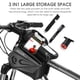 thumbnail image 4 of Bolsa para Teléfono de Bicicleta con Pantalla Táctil, Bolsa para Cuadro Delantero de Bicicleta, Bolsa de Almacenamiento de Manillar de Bicicleta de Gran Capacidad, Accesorios para Ciclismo Al Aire Li, 4 of 7