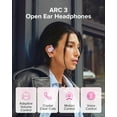 thumbnail image 6 of Cleer ARC3 Open Ear True Wireless Earbuds, IPX7 Water Resistant, Secure Earhooks, Built-in Microphone, Pink, 6 of 10