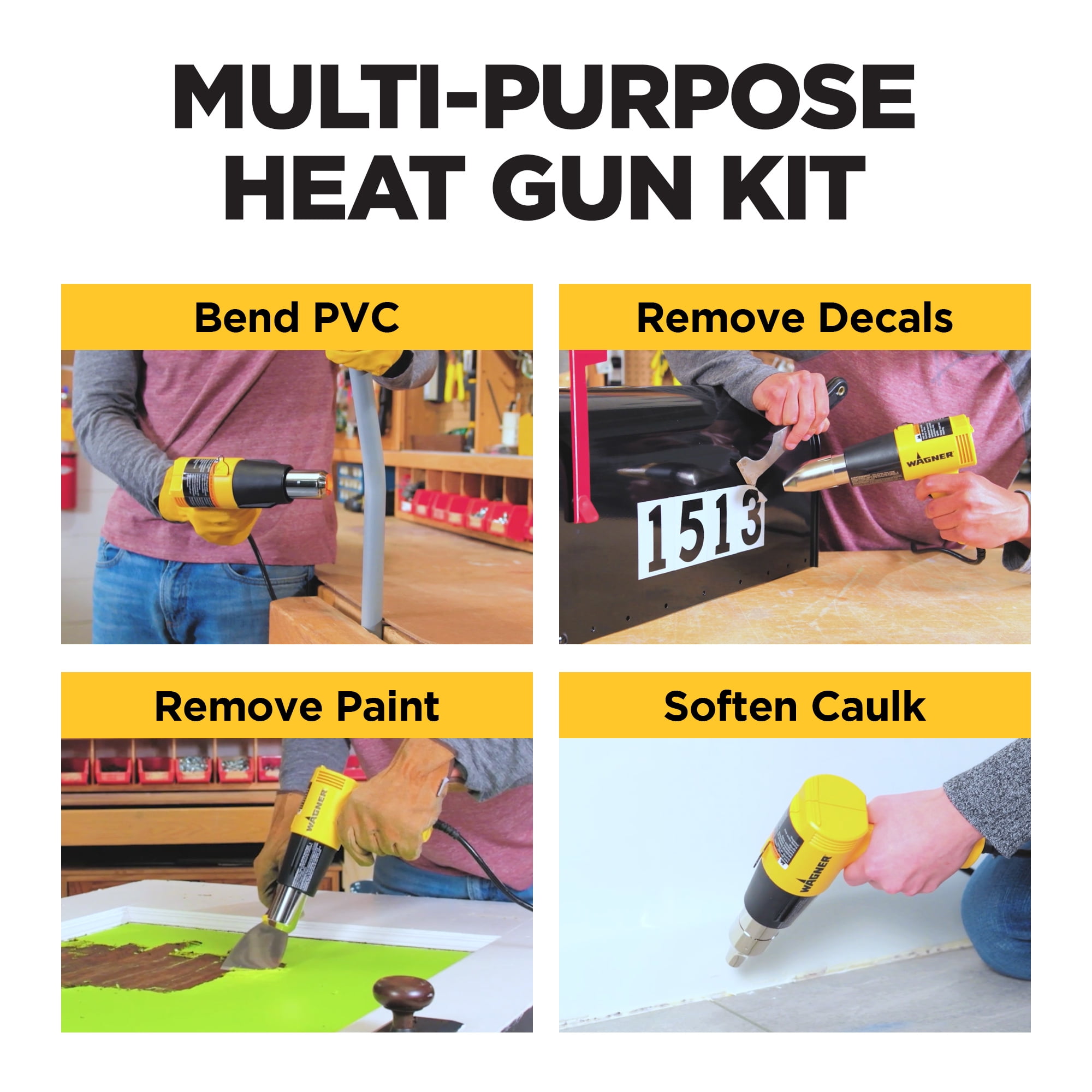 Wagner Electric Heat Gun Kit, HT1000 Model