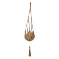 thumbnail image 1 of Advancent Cesta para colgar plantas de macramé, transpirable, resistente a la corrosión, amplia aplicación, no es fácil de romper Jardín y Patio cesta 120g 101.6 cm, 1 of 6