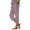 514_Wine, variant on Jxximdong Capris Pants for Women, Fashionable Casual Trousers with Pockets Cotton Loose Striped Cotton and Linen Pants, Blue Women's Cropped Pants