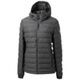 thumbnail image 2 of Women's  Cutter & Buck  Gray Tulsa Drillers Mission Ridge Repreve Puffer Full-Zip Jacket, 2 of 3