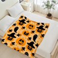 thumbnail image 5 of Halloween Throw Blanket 30" x 40" - Soft Flannel Blanket, Cozy Plush for Couch, Sofa & Bed, Fall Winter Decor, for Kids & Adults, 5 of 5