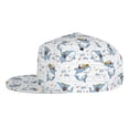 thumbnail image 4 of Uemuo Music Shark Pattern Women's Baseball Cap,Straight Brim Hat,Golf Dad Hat,Travel Hat,Sun Protection Cap,Everyday Accessory, 4 of 9