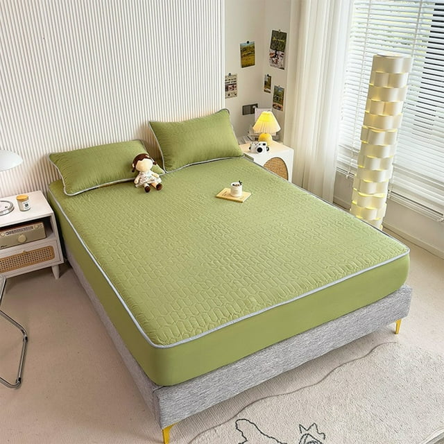 Xihbxyly Juego de Sábanas de Seda Helada Summer Cool, Transpirable y Suave, Fundas de Almohada de Secado Rápido, Sueño Confortable, Esencial para El Dormitorio, Tamaño Cama Doble, 200 X 150 Cm, Juego