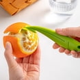 thumbnail image 4 of Citrus Peeler Orange Peeler, Green, 7 inch, Plastic Orange Peeler, Curved Kitchen Gadget Tools for Kitchen, Dining, 4 of 7