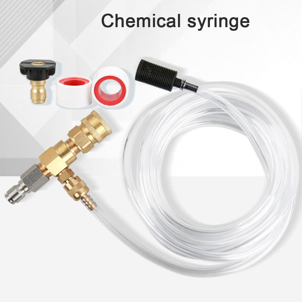 Tool Daily Pressure Washer Siphon Hose and Filter for Soap and Chemical Injector 