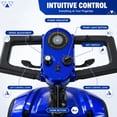 thumbnail image 4 of 4 Wheel Mobility Scooter for Seniors&Adults,15 Miles Foldable Electric Mobility Scooter,350W Powered Electric Wheelchair Device for Adults 300 lbs,LED Lights,Basket,Compact Mobile for Travel, 4 of 10