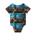 thumbnail image 2 of Rocae Spooky Halloween for Baby Climbing Clothes Soft Baby Romper for Active Infants Comfortable and Breathable Crawling Jumpsuit Unisex Baby Outfit 6 Months, 2 of 8