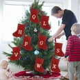 thumbnail image 4 of Bmnokb Initial Christmas Stockings, 7 Inches Small Knit Christmas Stockings with Initial, Red Christmas Stockings with Letters for Fireplace, Staircase and Christmas Tree Decor, 4 of 8