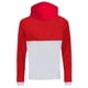 thumbnail image 2 of Awdis - Sudadera con capucha y cremallera Modelo Retro hombre/caballero - Gym/Correr/Deporte (Rojo Fuego/Blanco Ártico), 2 of 2