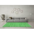 thumbnail image 3 of Ahgly Company Indoor Rectangle Abstract Emerald Green Modern Area Rugs, 5' x 8', 3 of 4