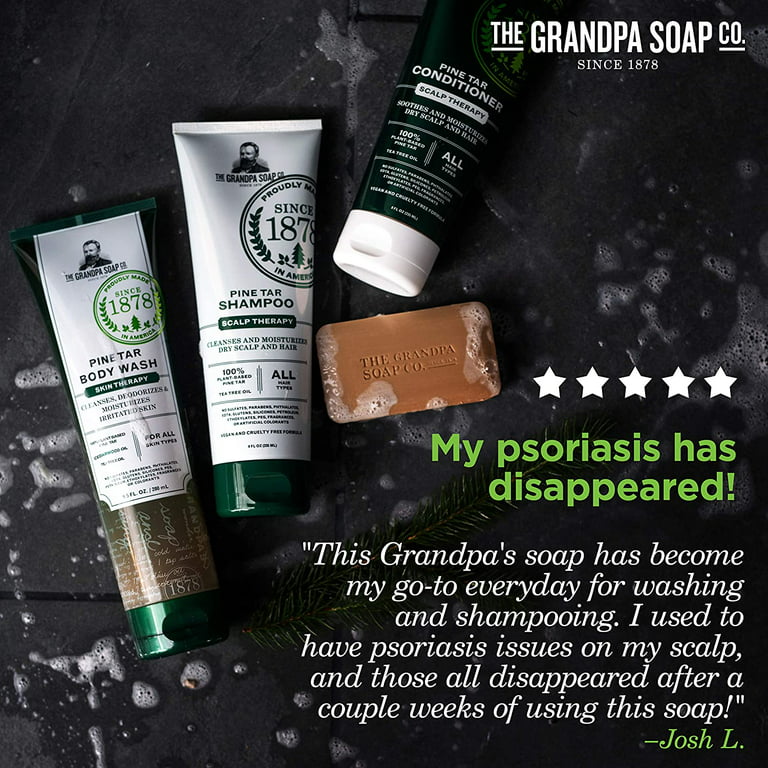 The Grandpa Soap Pine Tar Bar Soap 4.25 oz