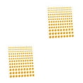 thumbnail image 1 of Soidarity Ojo cara gemas pegatinas de diamantes de imitación Bling cristal brillo ceja maquillaje accesorio DIY uñas arte decoraciones boda Amarillo 2Conjunto, 1 of 6