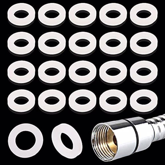Transemion 30 Pieces Ring Gasket Sealing Tool Space Saving Rubber Sealer Home Supplies