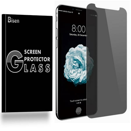 Apple iPhone X / iPhone 10 Year Edition [BISEN] Privacy Tempered Glass Screen Protector, Anti-Spy Anti-Scratch, Anti-Shock, (Best Privacy Screen Protector For Iphone 5s)