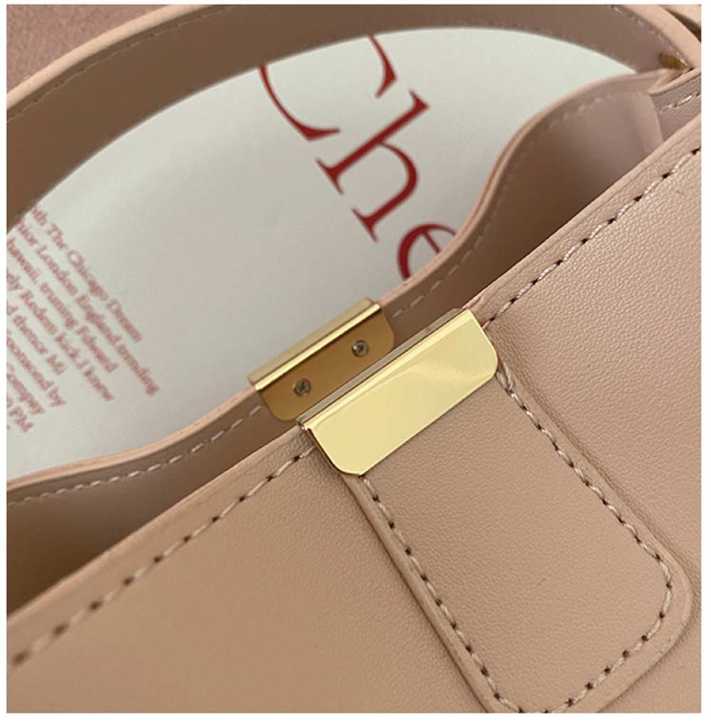Leather Bucket Crossbody Bag for Women Medium Hobo Purse Handbag Fashion Ladies Top Handle Tote Shoulder Bag