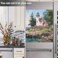 thumbnail image 6 of Dishwasher Sticker Magnetic Dishwasher Sticker Magnetic Decorative Sticker Refrigerator Sticker Dishwasher Decorative Stickers Lighthouse Brown Roof, 6 of 6