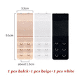 thumbnail image 2 of TELOLY Bra Extenders 3 Hooks,Elastic Extension Design Bra Extender 2 Hook,Thickened non-slip material Bra Extender, 2 of 7