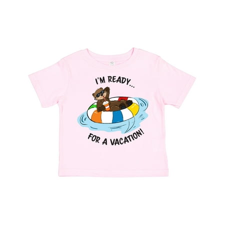 

Inktastic I m Ready for a Vacation Otter Gift Toddler Boy or Toddler Girl T-Shirt