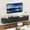 Black, variant on Wall Mounted Floating TV Stand Modern Media Console with 2 Drawers 1 Silent Door for Living Room Home Office (Black 160CM/62.9'')