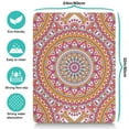 thumbnail image 3 of Dog Food Mat 24x32 inch Mandala Ethnic Tribal Boho Pet Feeding Mat Absorbent Waterproof Non-Slip Durable Dog Food Mat for Kitchen and Bathroom, 3 of 4