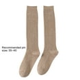 thumbnail image 2 of Milue Women Student Casual Breathable Ribbed Knitted Knee High Stockings Long Socks, 2 of 21